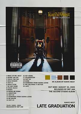 Kanye West Late Registration Album Cover