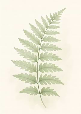 Fern Leaf Illustration