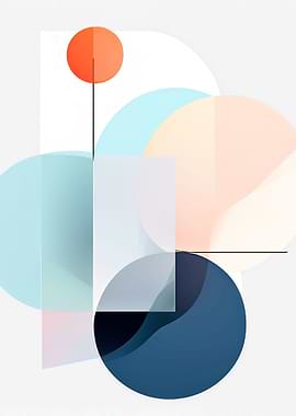 Abstract Geometric Composition with Circles