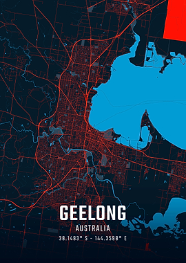 Geelong City Map