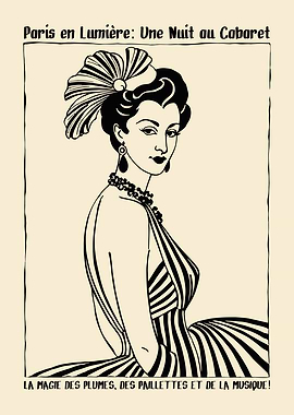 Paris Cabaret Vintage Poster