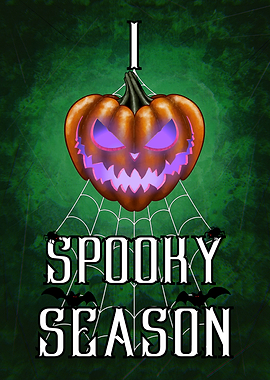 Jack-O-Lantern Purple I Love Spooky Season