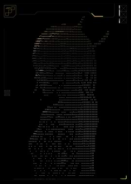 CYBR ASCII Cybernetic Woman