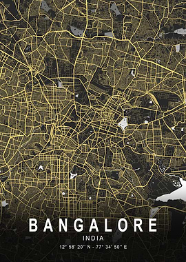 Bangalore Silver City Map