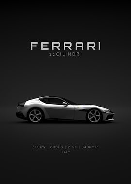 Specs Ferrari 12Cilindri White 2025