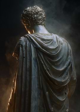 Classical Statue Back View