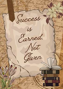 Success is Earned, Not Given