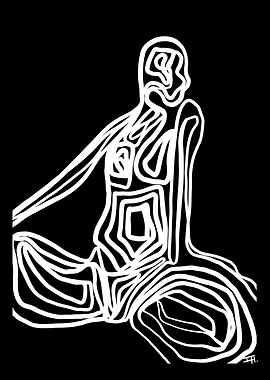 Abstract identity Line Art