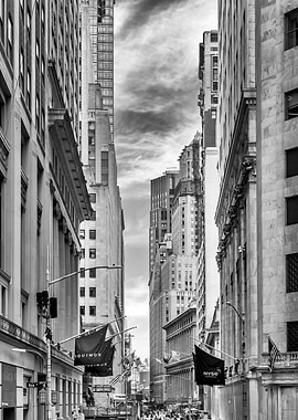 Wall Street NYC | Monochrome