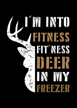 Fitness Deer Freezer Funny Graphic