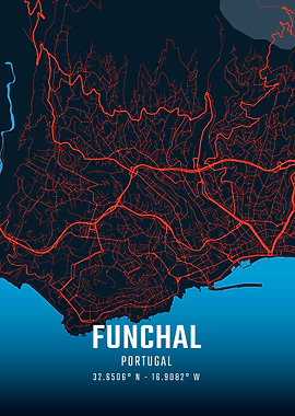 Funchal City Map