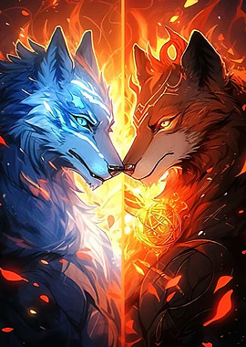 Ice Fire Wolves