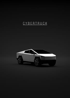 Tesla Cybertruck Low Poly