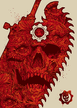 Gears of War Skull