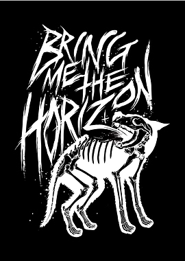 Bring Me The Horizon Skeleton Wolf