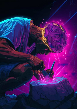 Digital Brain Carving