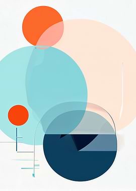 Abstract Circles Composition