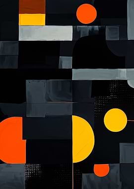 Abstract Geometric Composition with Circles
