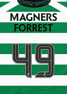 James Forrest 49 Celtic Jersey 2024/2025