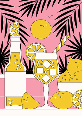 Summer Lemonade Illustration