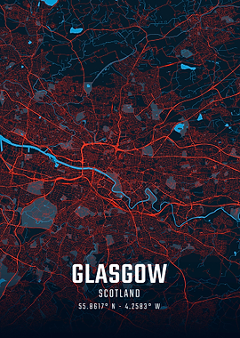 Glasgow City Map