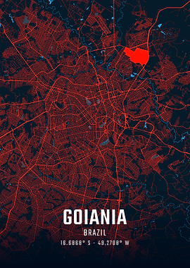 Goiania City Map