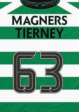 Celtic FC Kieran Tierney 63 Football Shirt