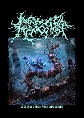 Monster Centaur in Post-Apocalyptic Cityscape