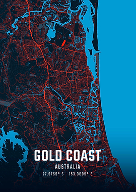 Gold Coast City Map