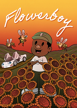 Flowerboy Cartoon - Bees, Cars, Rap