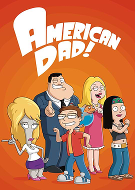 American Dad! Cartoon Family Portrait