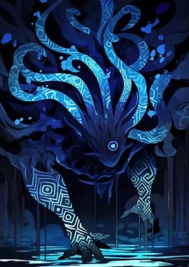 Mystical Blue Creature