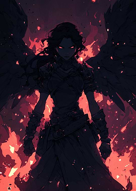 Dark Angel in Flames