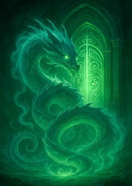 Emerald Dragon Guardian