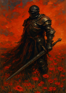 Knight in Armor with Sword