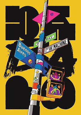 Buenos Aires Street Sign Art