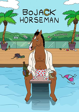 BoJack Horseman Poolside