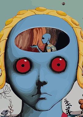 Alien Mindscape with Inner Alien