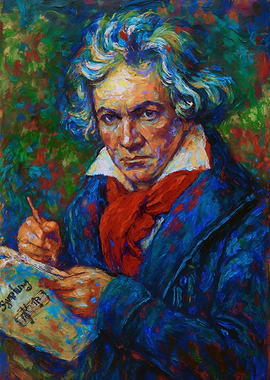 Beethoven Portrait Painting