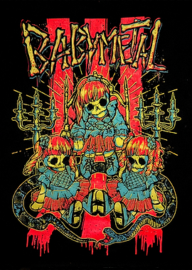 Babymetal Dolls and Snake