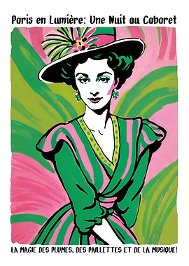 Paris Cabaret Poster Art