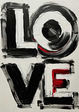 Abstract Love Painting