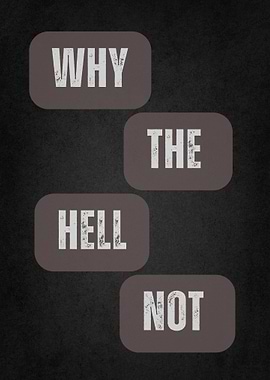 Why the hell not text art