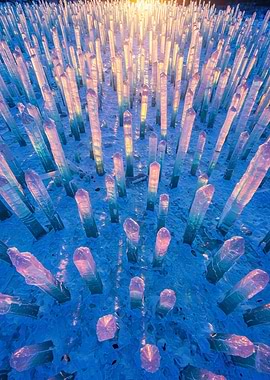 Crystal Field at Sunset