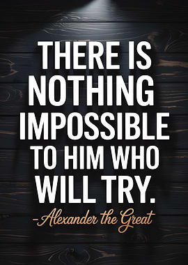 Inspirational Quote by Alexander the Great
