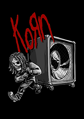 Korn Band Skeleton Cartoon