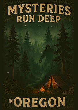 Mysteries Run Deep in Oregon – Bigfoot Forest Camping