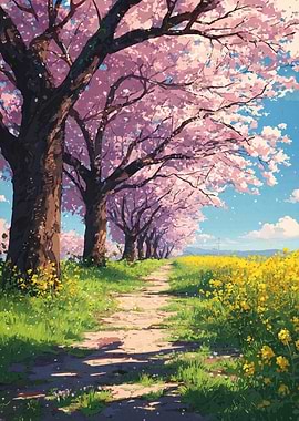 Cherry Blossom Path