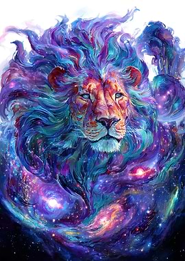 Cosmic Lion Artwork
