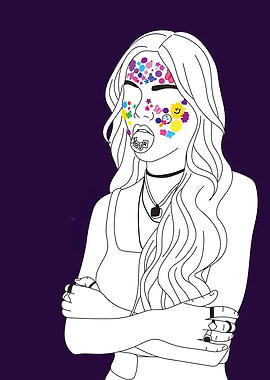 olivia rodrigo sour portrait